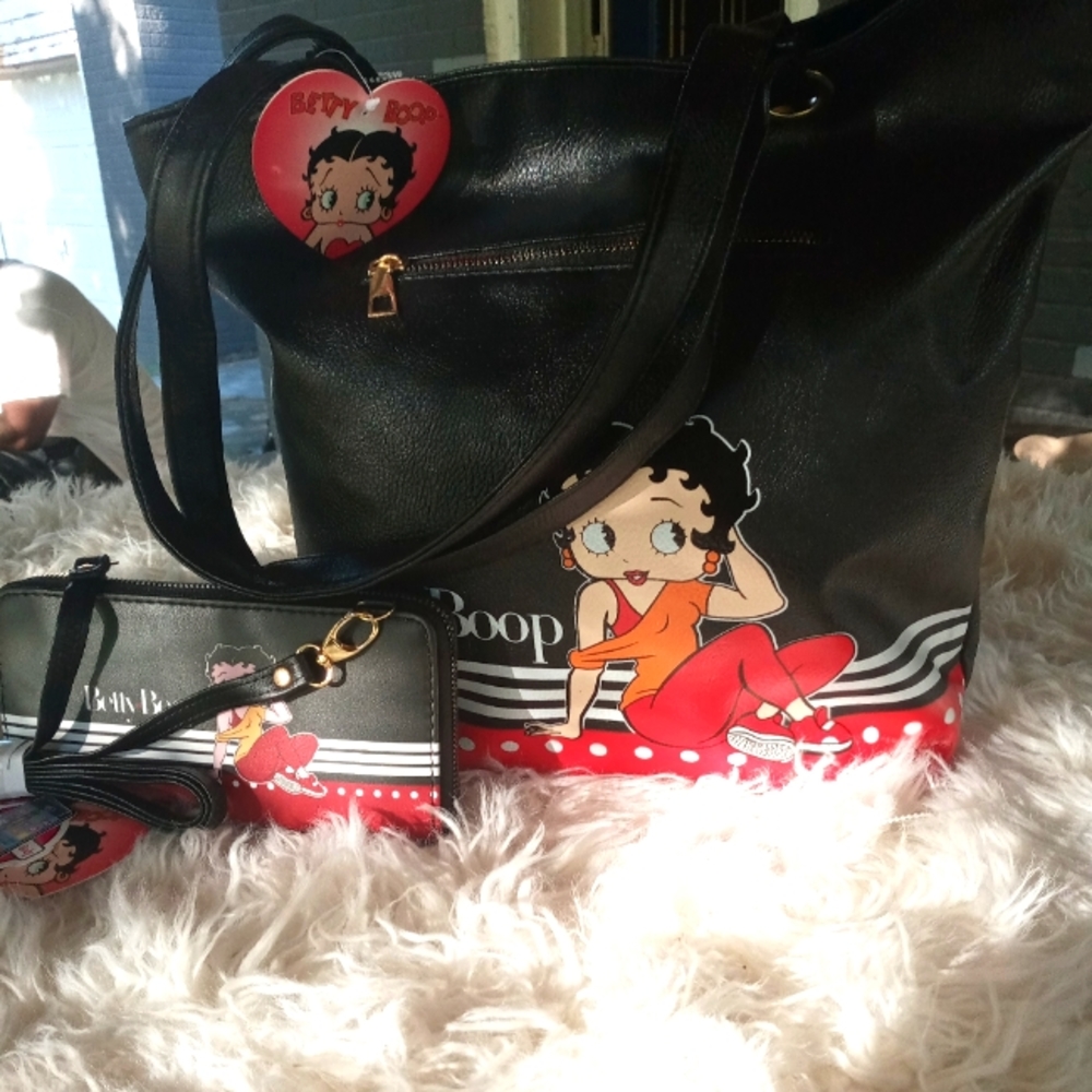 Betty Boop purse and wallet combo